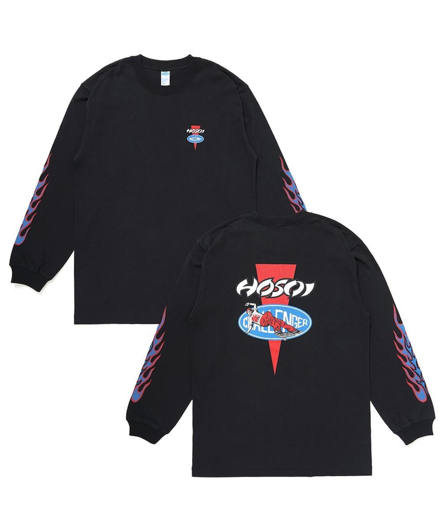 HOSOI x CHALLENGER LOGO L/S TEE