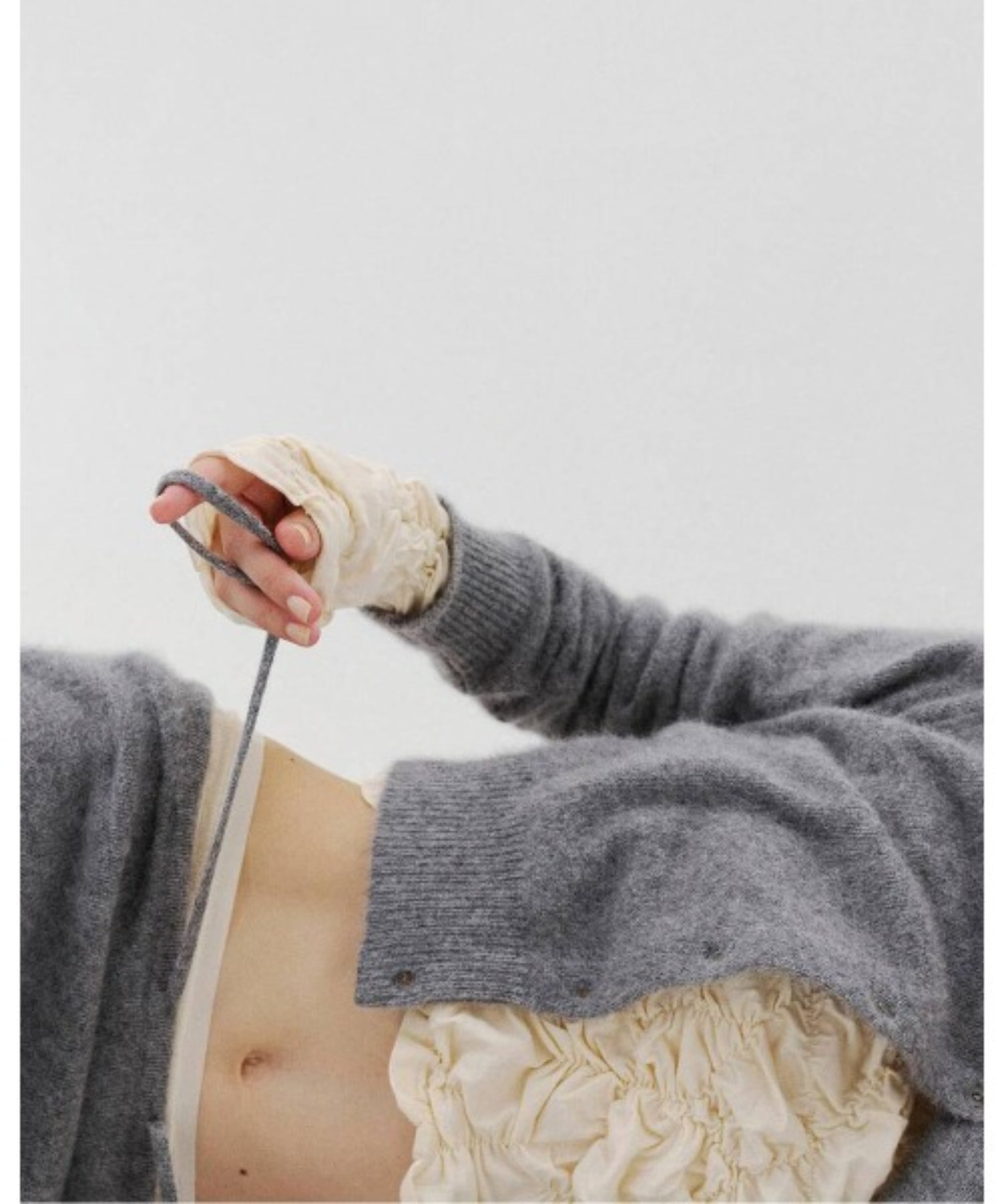 Shirring Long T-shirts