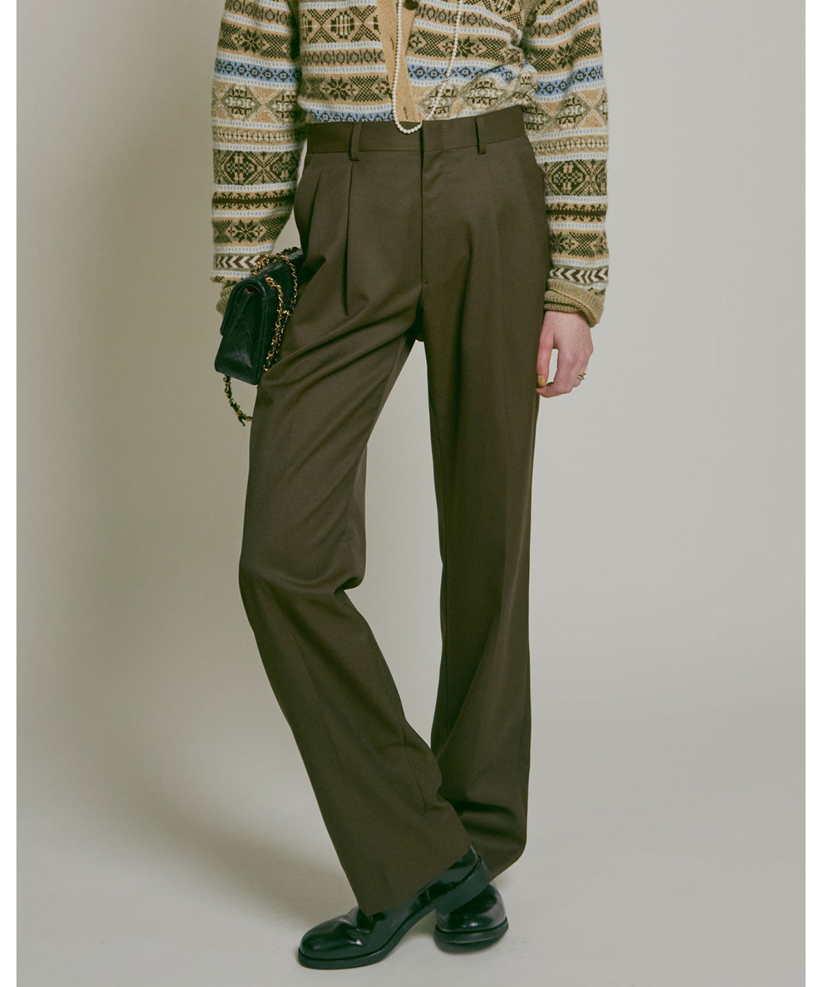 WASHABLE WOOL CHRYSLER PANTS
