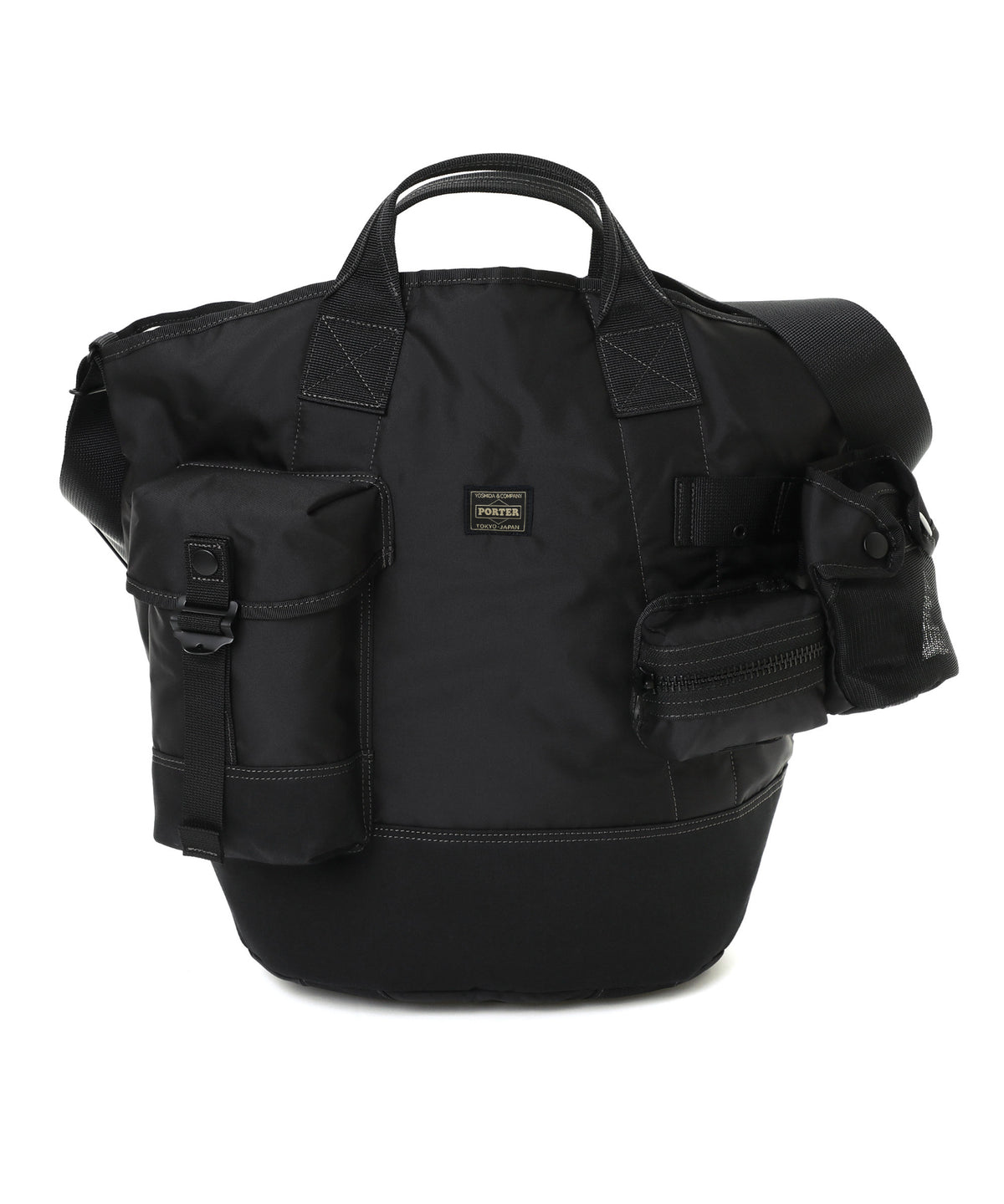 2WAY BUCKET TOTE with POUCHES