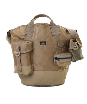 2WAY BUCKET TOTE with POUCHES