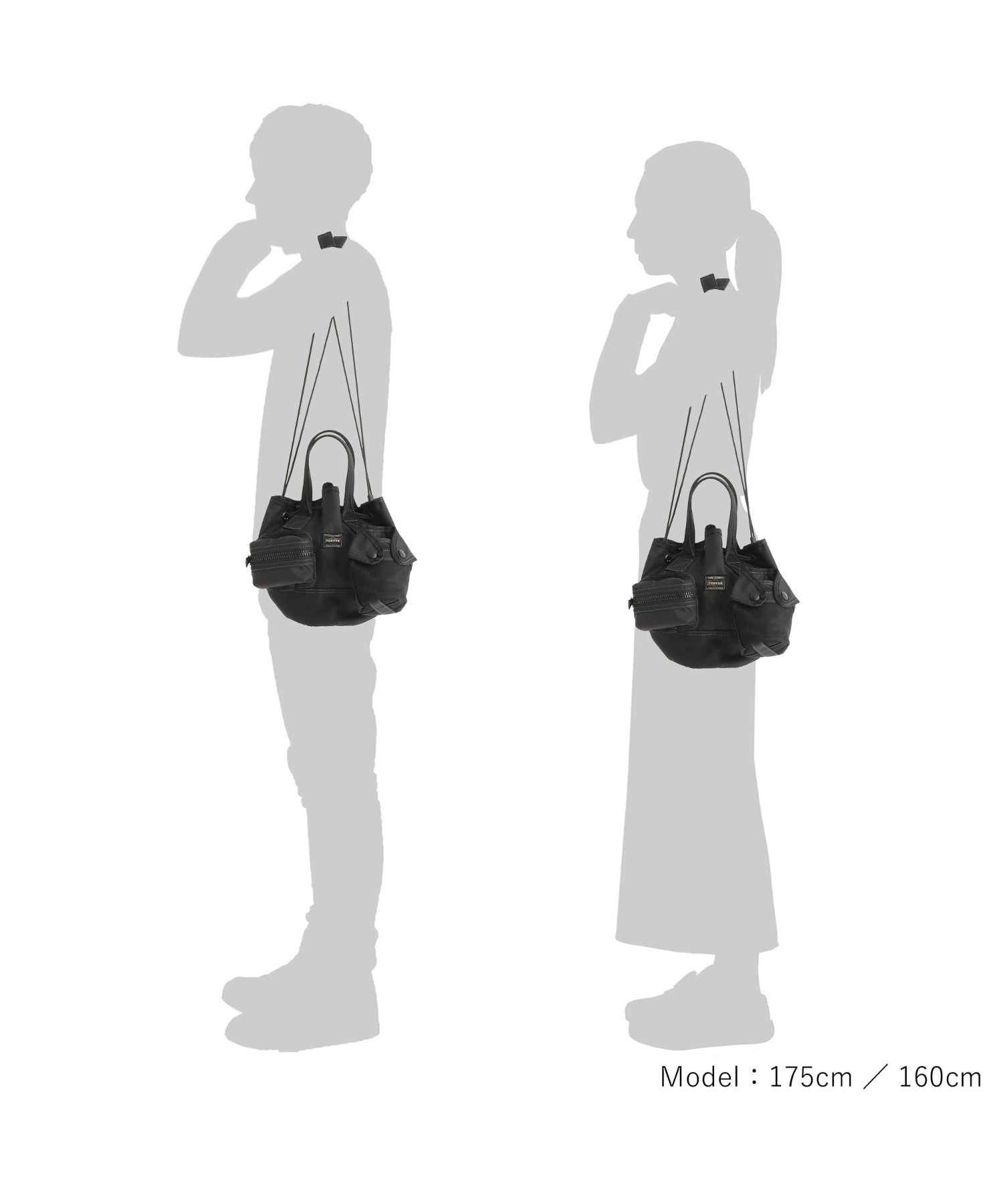 SCARF TOTE with POUCHES