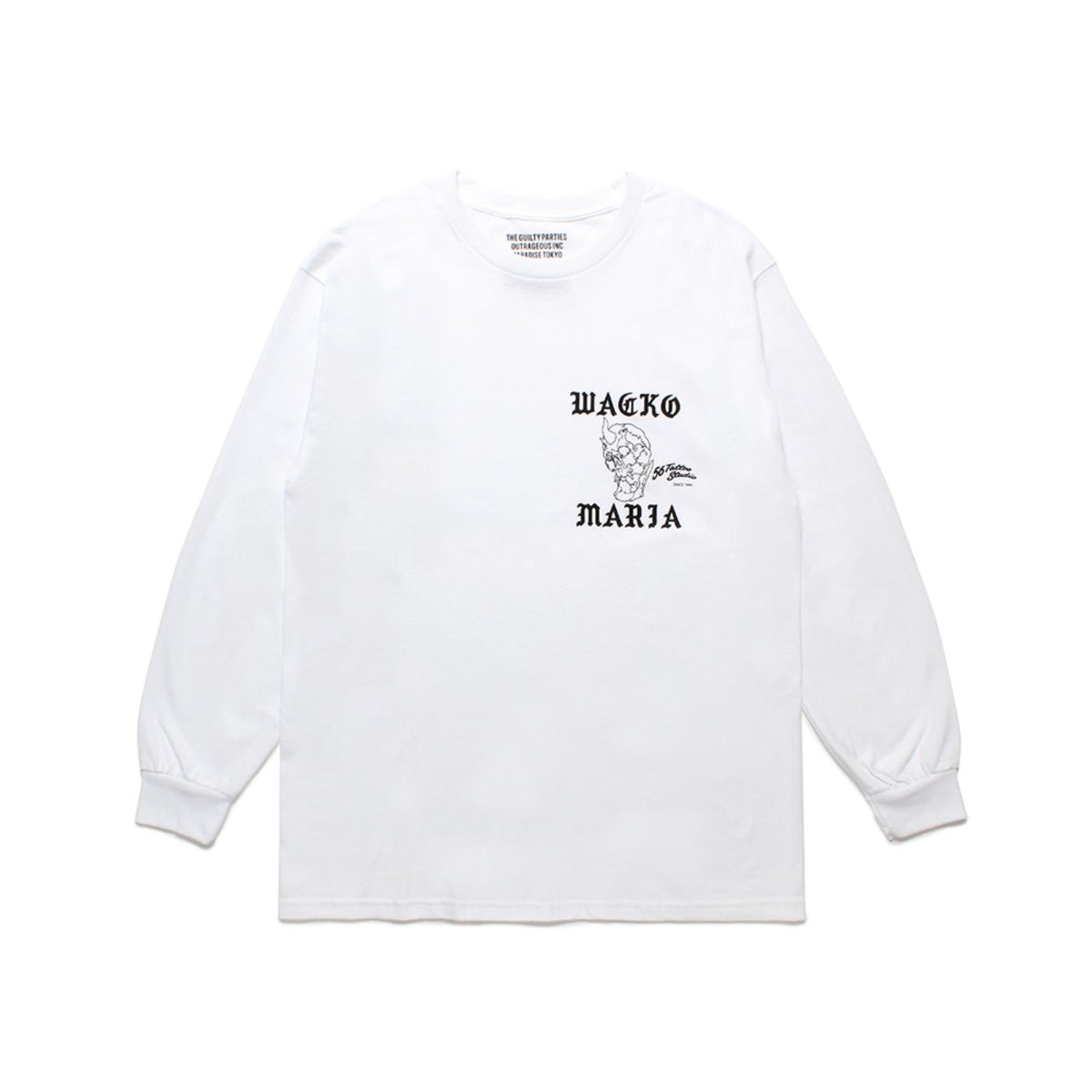 56 TATTOO STUDIO / LONG SLEEVE T-SHIRT - WACKO MARIA (ワコマリア) - tops (トップス)  | FIGURE ONLINE (フィギュアオンライン) 【公式通販】