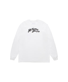 56 TATTOO STUDIO / WASHED HEAVY WEIGHT LONG SLEEVE T-SHIRT