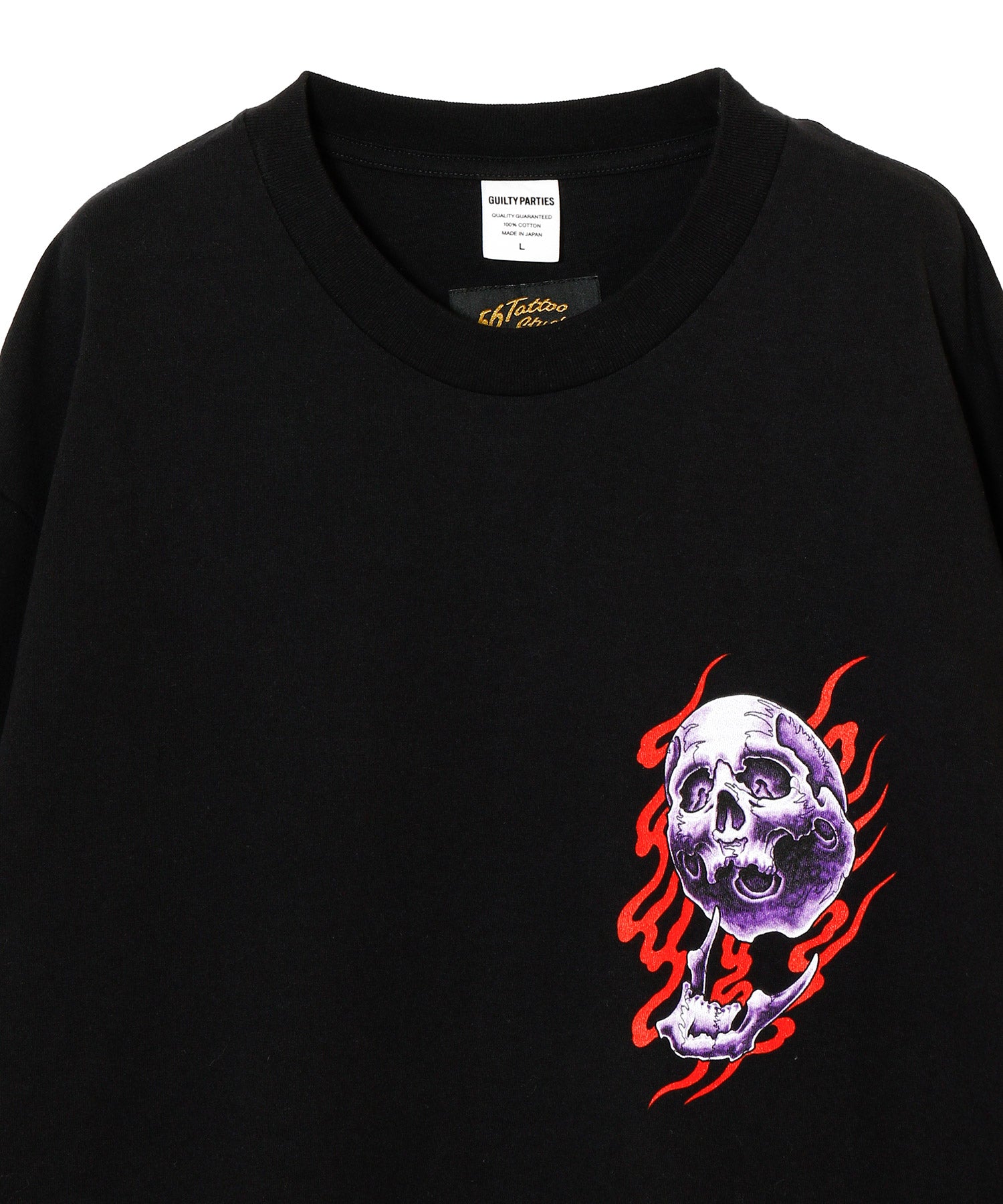56 TATTOO STUDIO / WASHED HEAVY WEIGHT LONG SLEEVE T-SHIRT