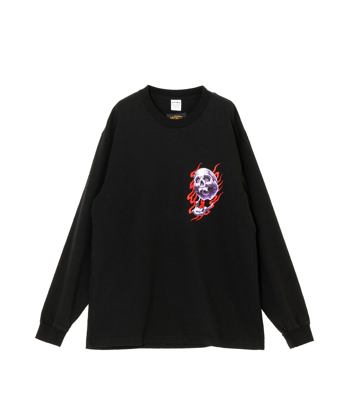 56 TATTOO STUDIO / WASHED HEAVY WEIGHT LONG SLEEVE T-SHIRT