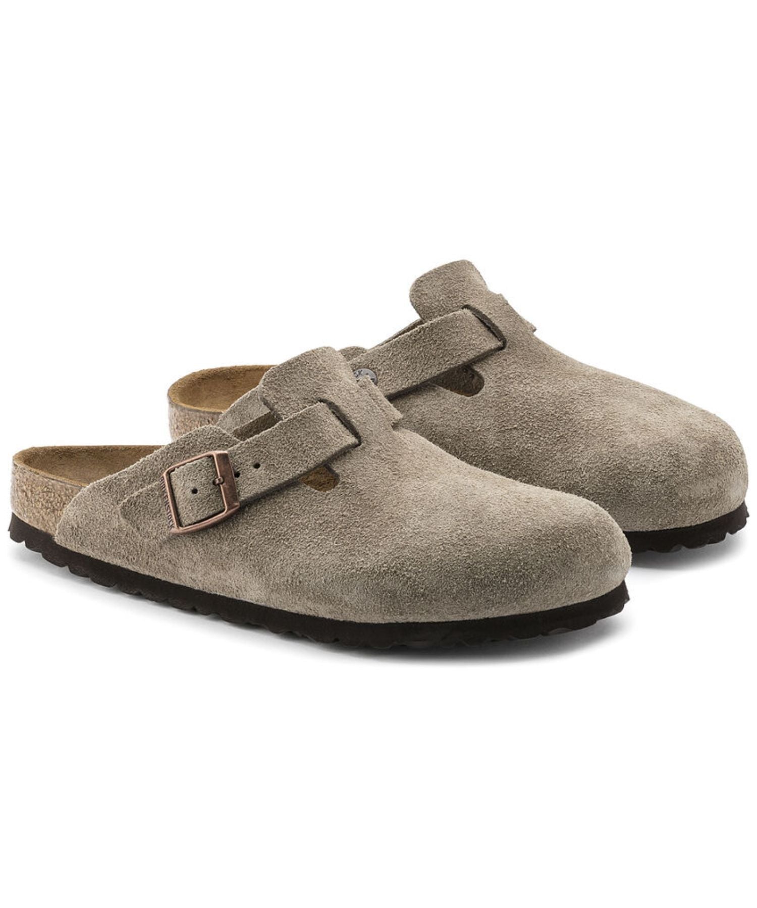 BIRKENSTOCK / ビルケンシュトック Boston Taupe BIRKENSTOCK BOSTON SUEDE ( REGULAR FIT ) TAUPE