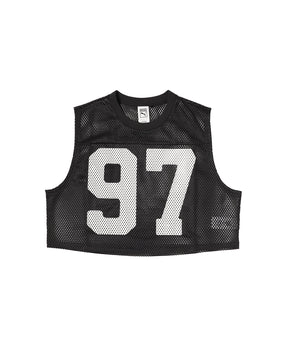 PUMA x ROSE RELAXED MESH TOP