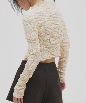 Shirring Long T-shirts