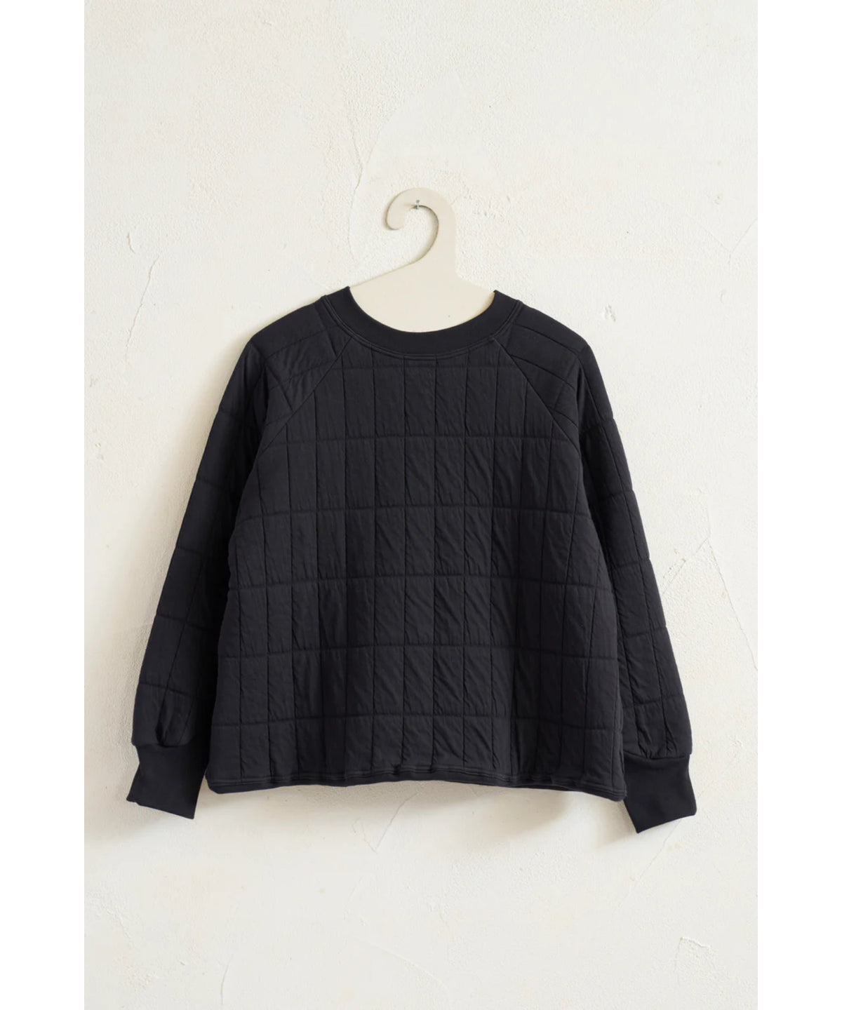 Quilt Jacquard Pullover