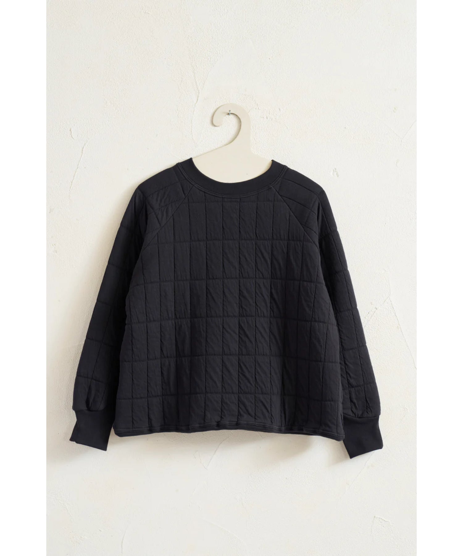 Quilt Jacquard Pullover