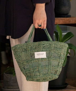 Abaca Knitting Tote Bag S