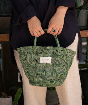 Abaca Knitting Tote Bag S