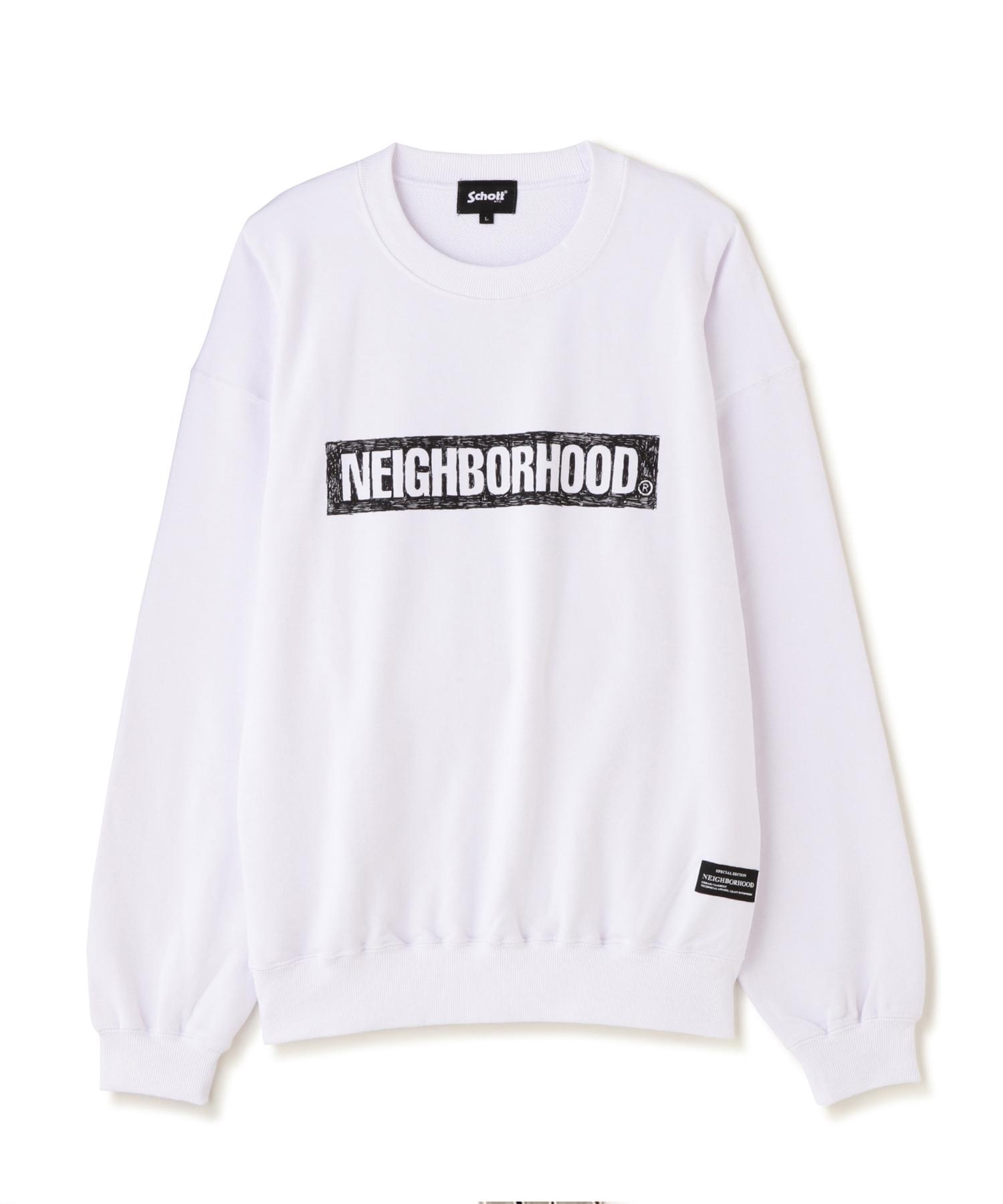 NEIGHBORHOOD × Schott グレー スウェット - www.stedile.com.br