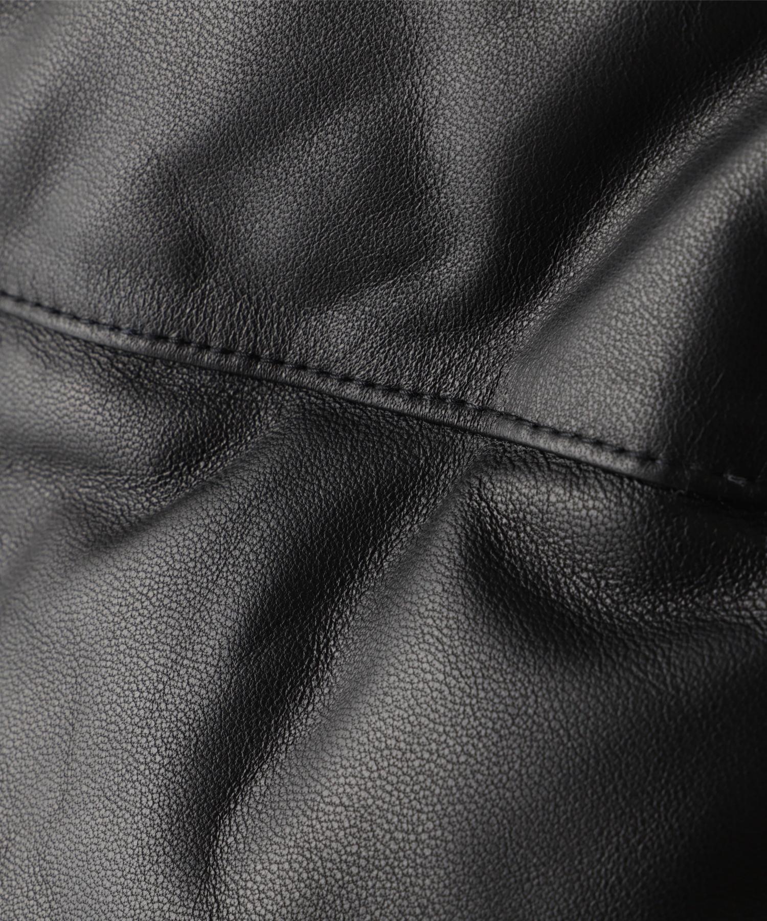 NH X Schott . LEATHER HOODED JACKET - NEIGHBORHOOD (ネイバーフッド