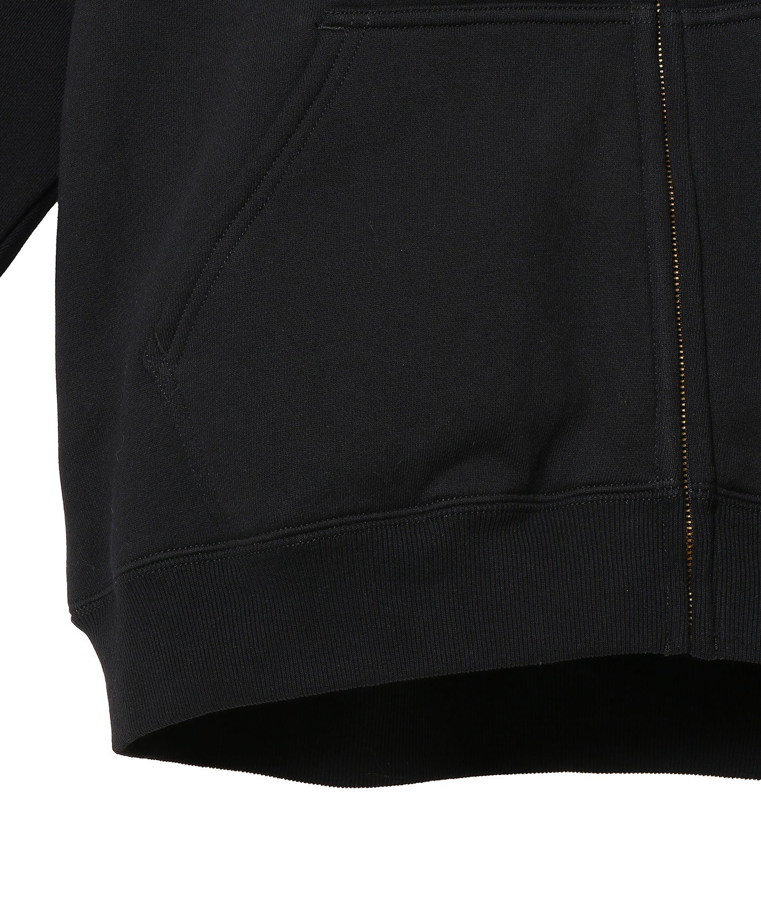 ZIPUP HOODIE BLACK