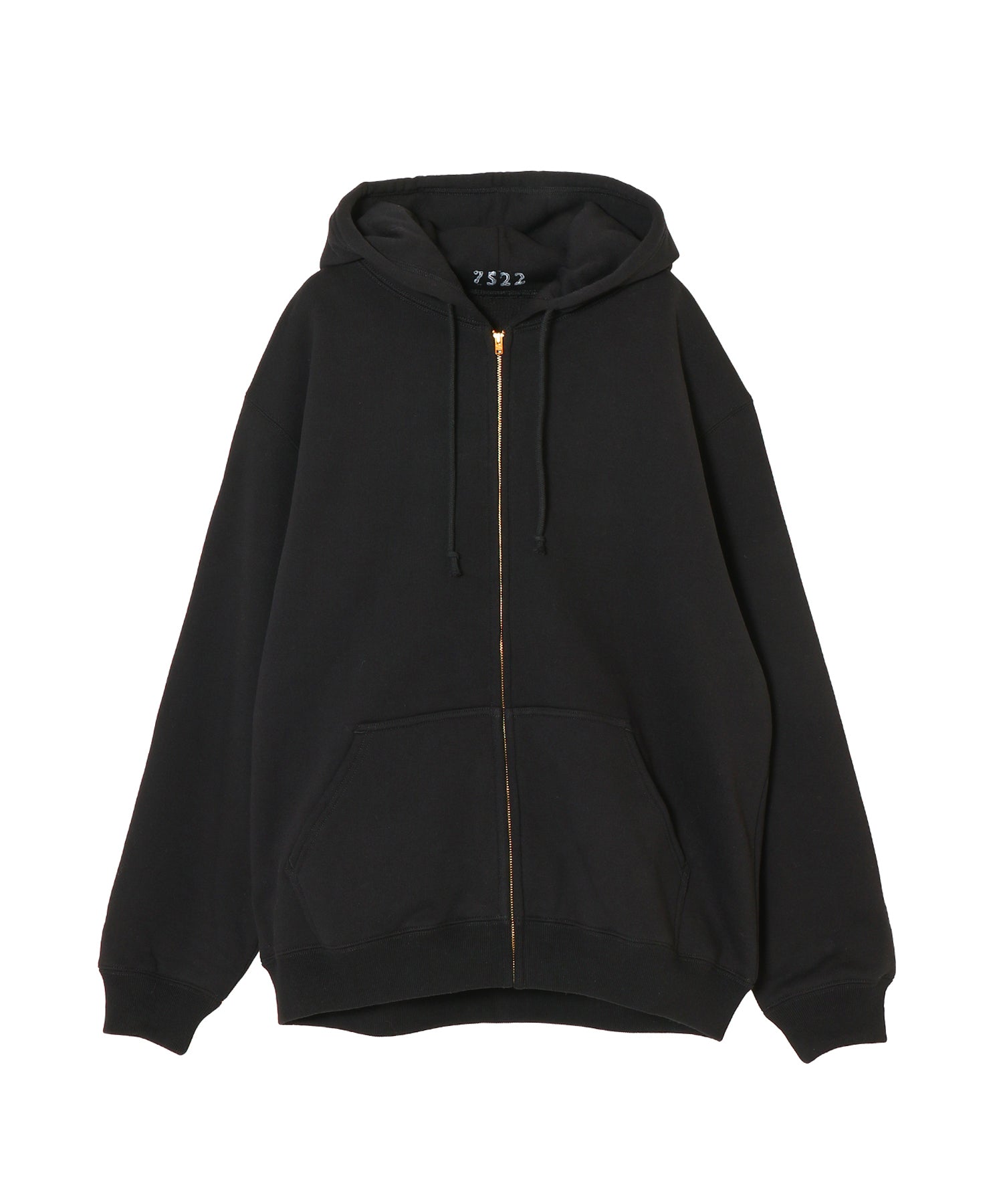 ZIPUP HOODIE BLACK