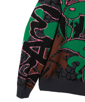 Coppice Graphic Crew Neck Knit