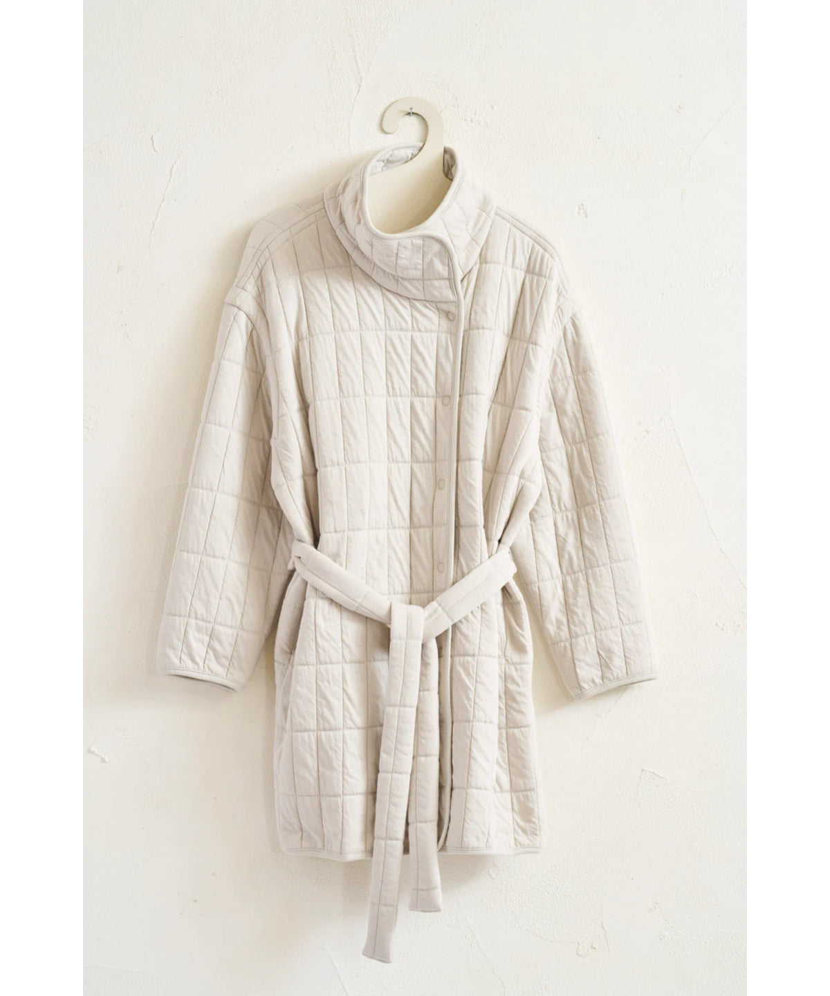 Quilt Jacquard Coat