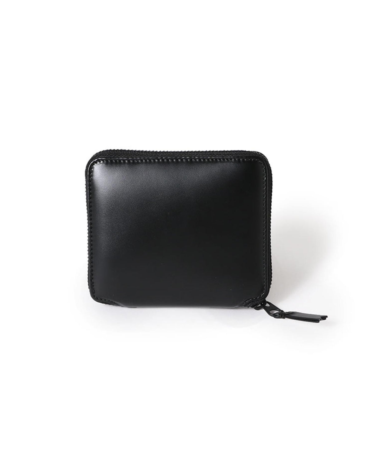 二つ折りZIP財布(Very Black Leather Line)