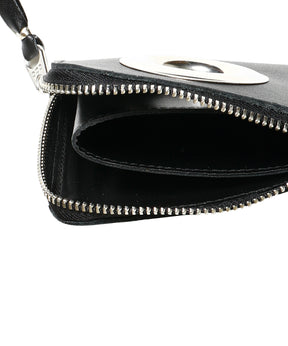 L字型ZIP財布(Silver Eyelet)