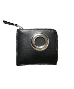L字型ZIP財布(Silver Eyelet)