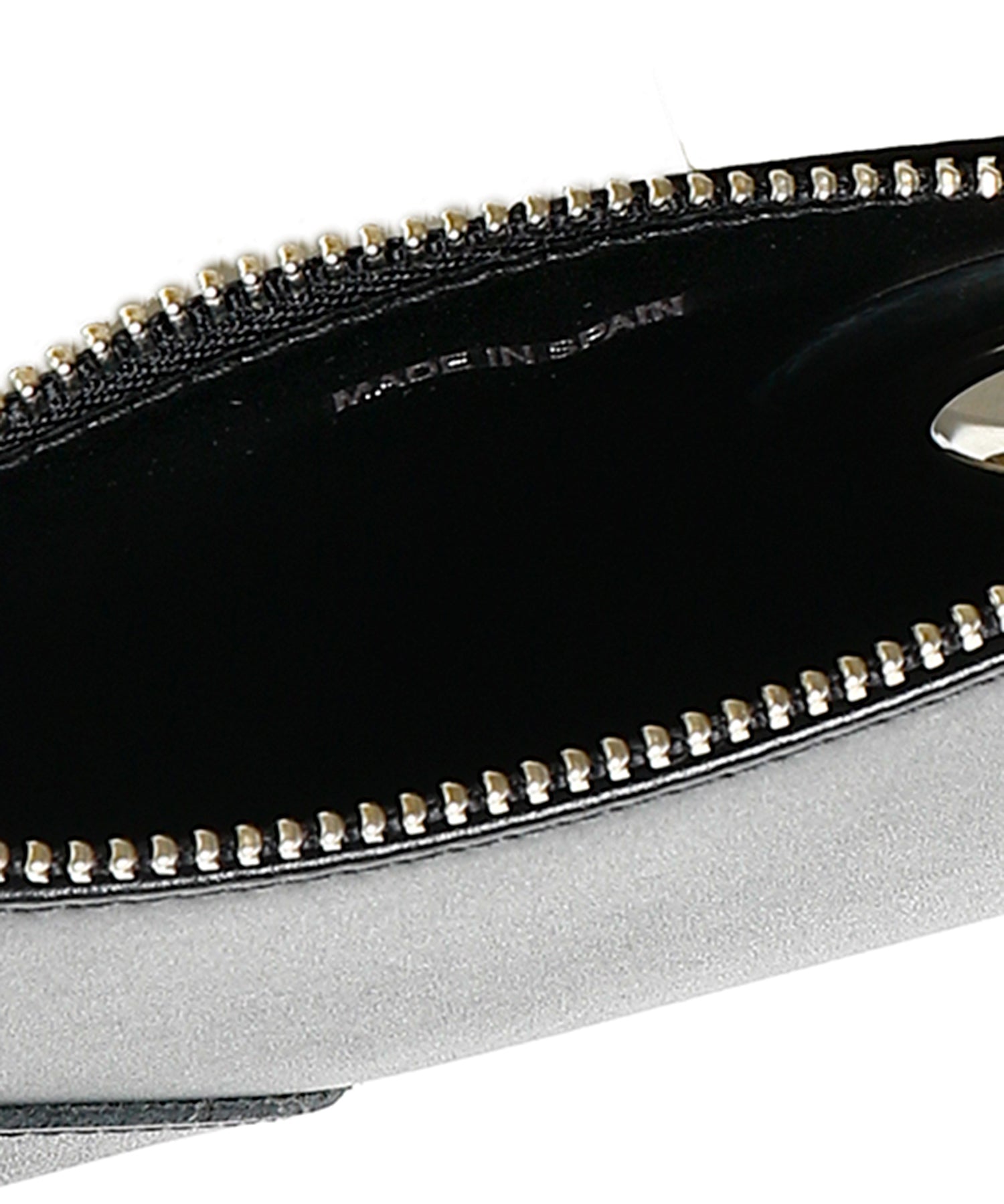 ZIPポーチ(小/Silver Eyelet)
