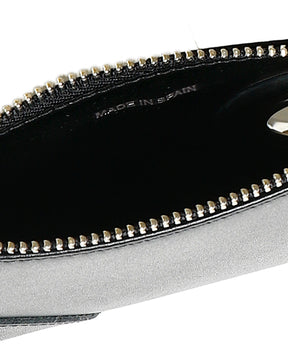 ZIPポーチ(小/Silver Eyelet)