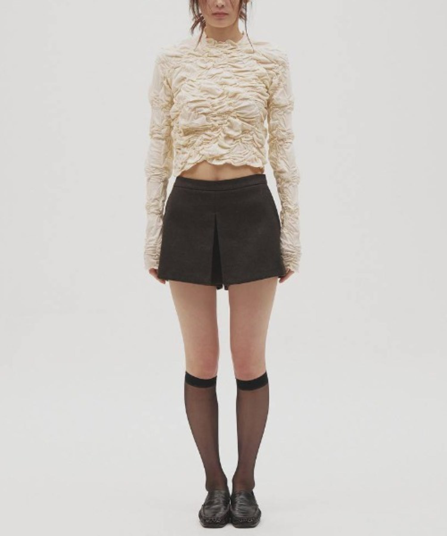Shirring Long T-shirts