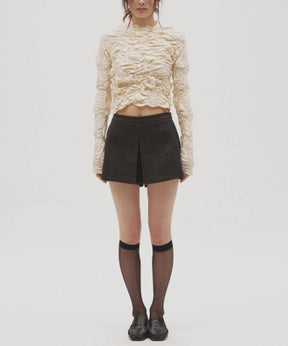 Shirring Long T-shirts