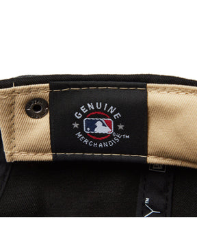 9TWENTY Khaki Sweat Band ロサンゼルス・ドジャース ブラック カーキスウェットバンド