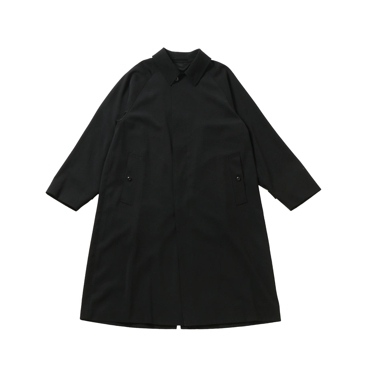 【COMOLI / コモリ】メルトンウール バルカラーコート チャコール ウールギャバ バルカラーコート - COMOLI (コモリ) - outer