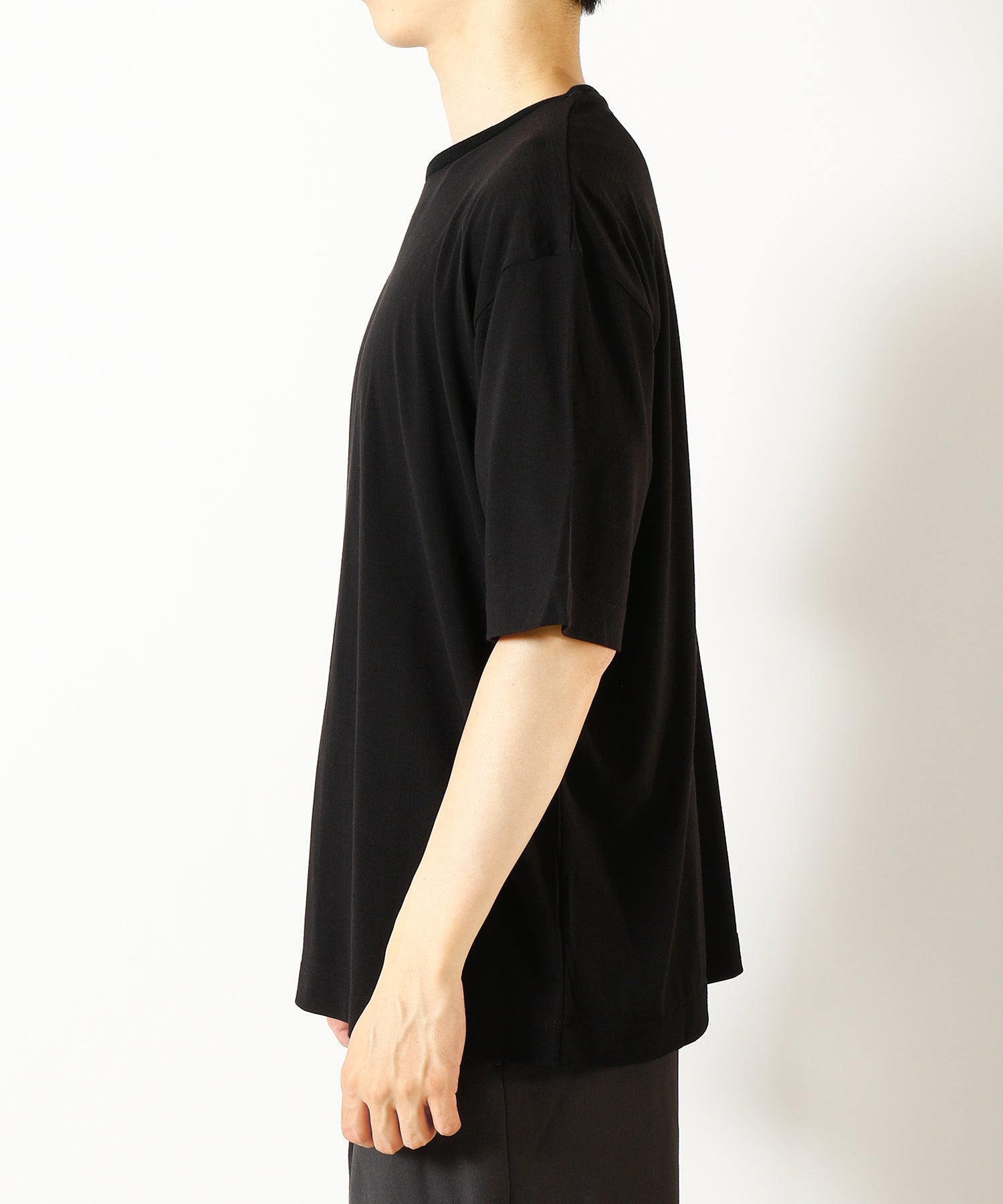 Super 160S Wool Washable Knit / Short Sleeve Tee