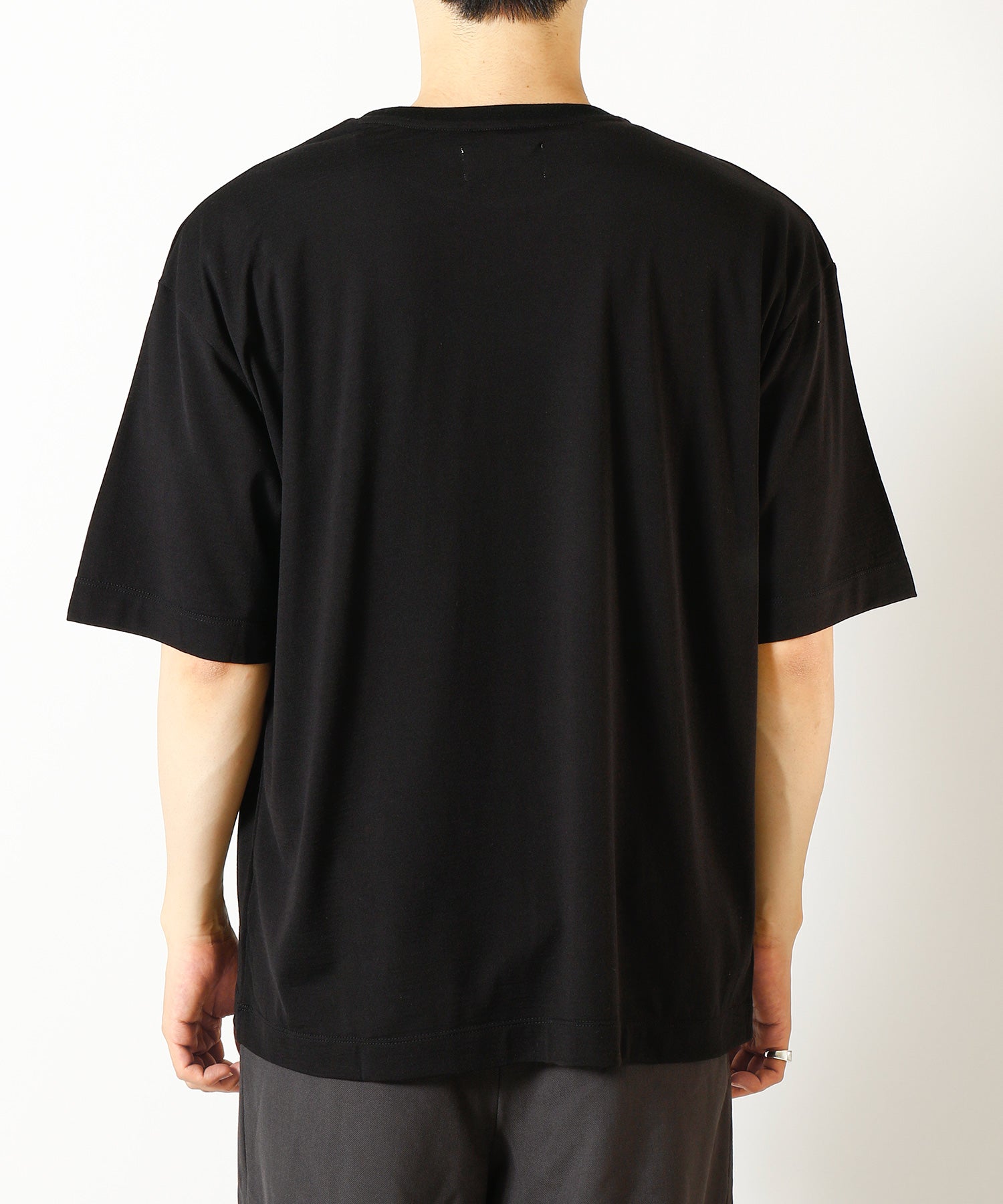 Super 160S Wool Washable Knit / Short Sleeve Tee