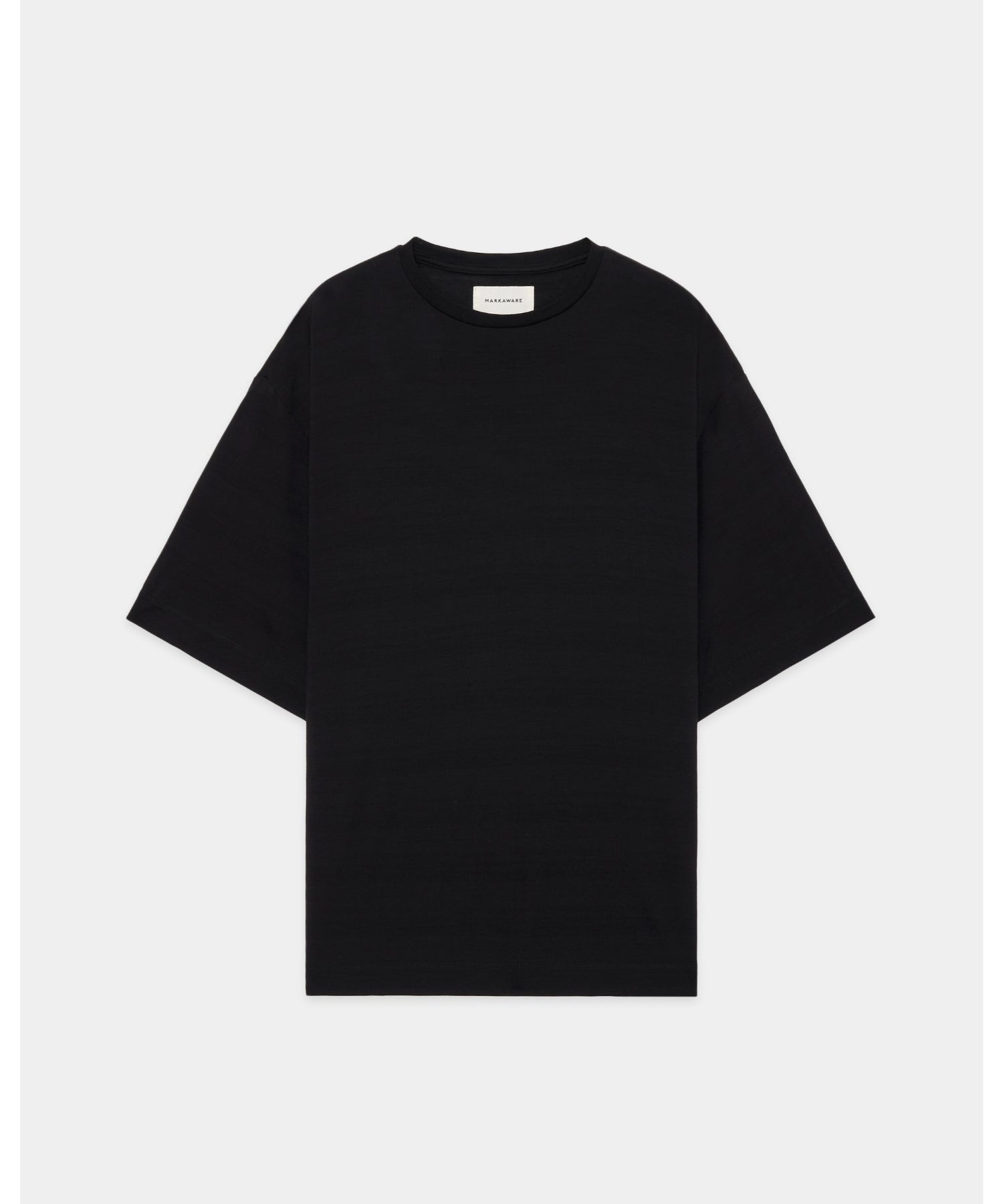 Super 160S Wool Washable Knit / Short Sleeve Tee - MARKAWARE