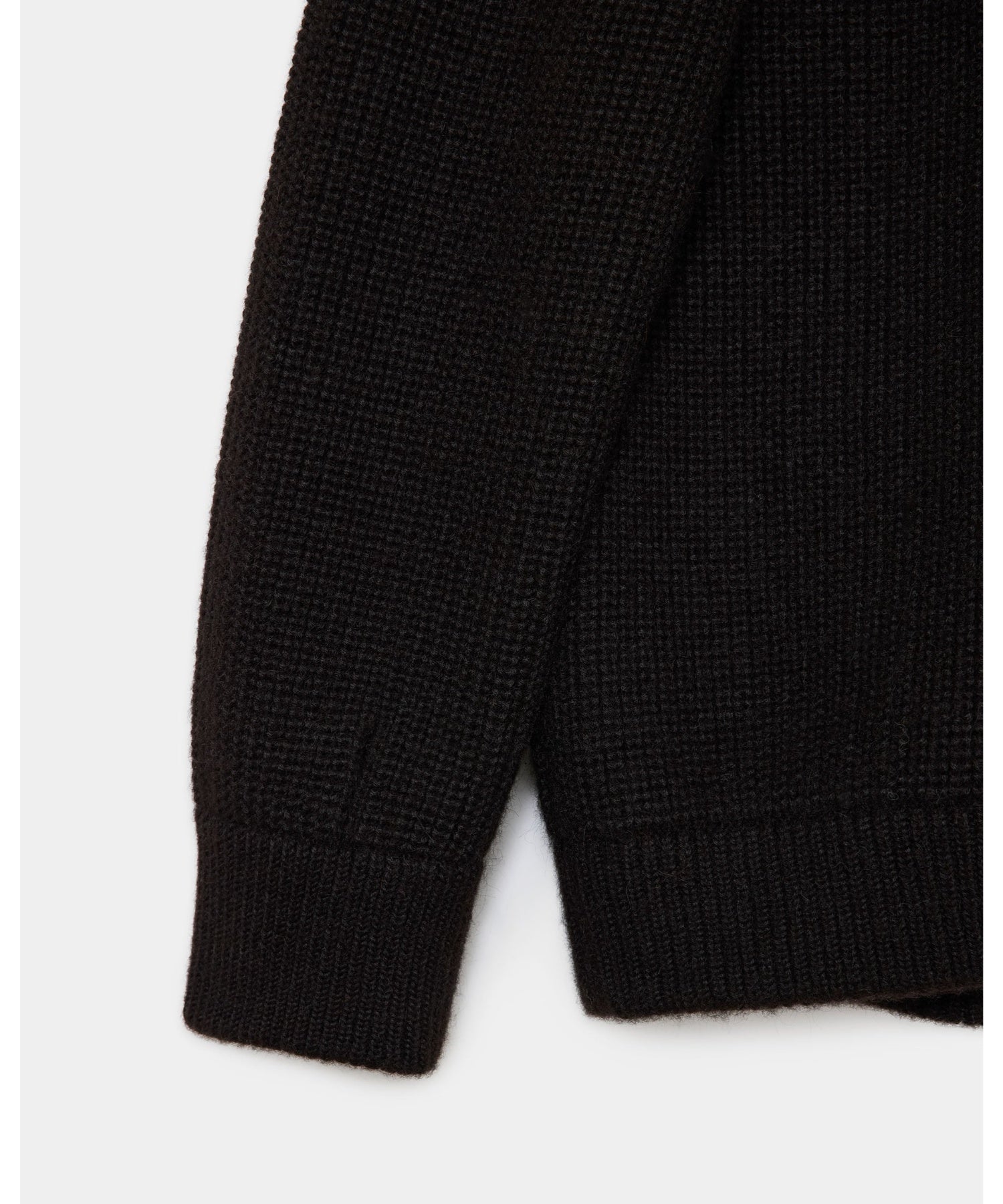 Baby Black Alpaca / Drivers Knit