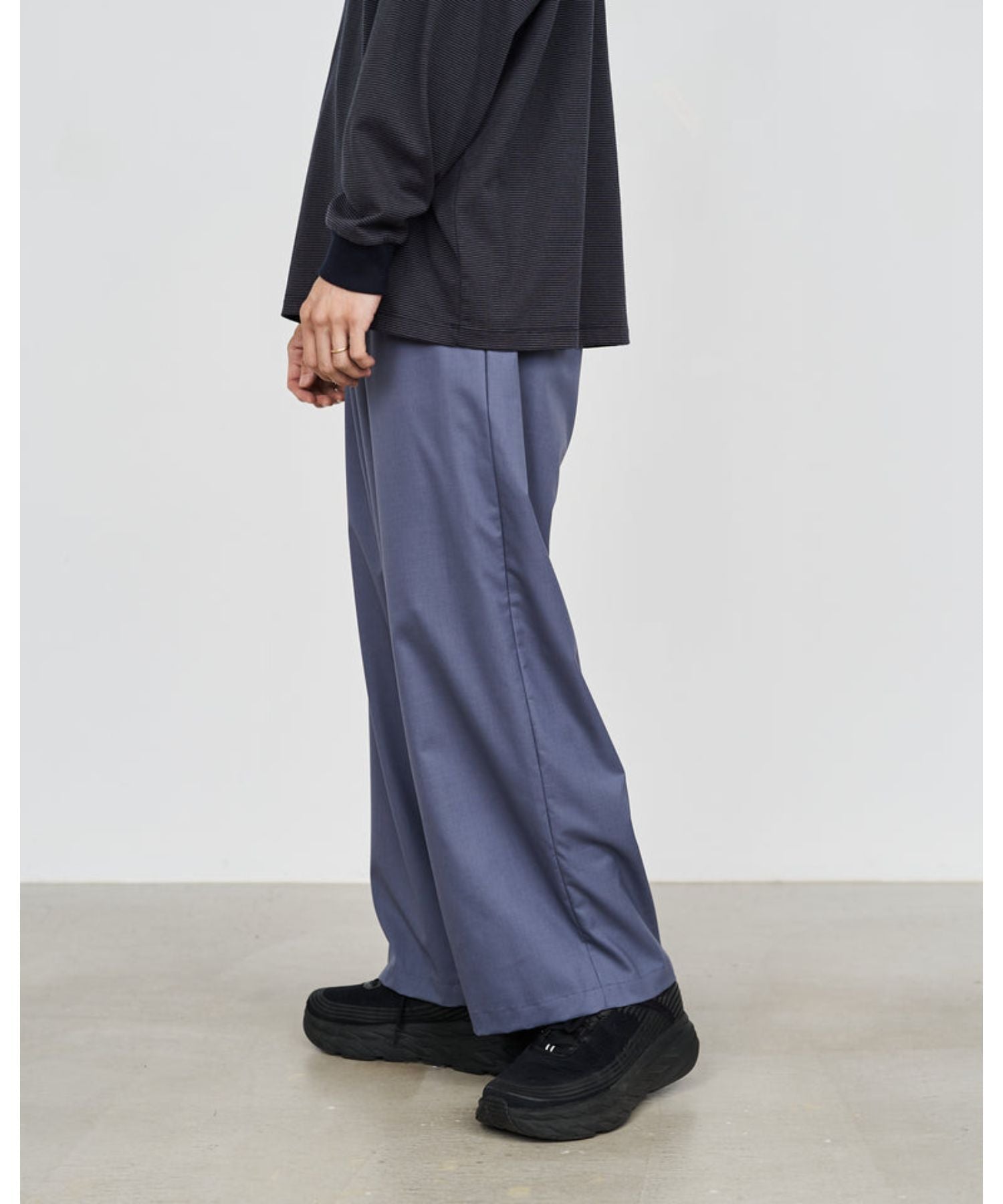 グラフペーパー(Graphpaper)｜Fine Wool Tropical Easy Wide Pants