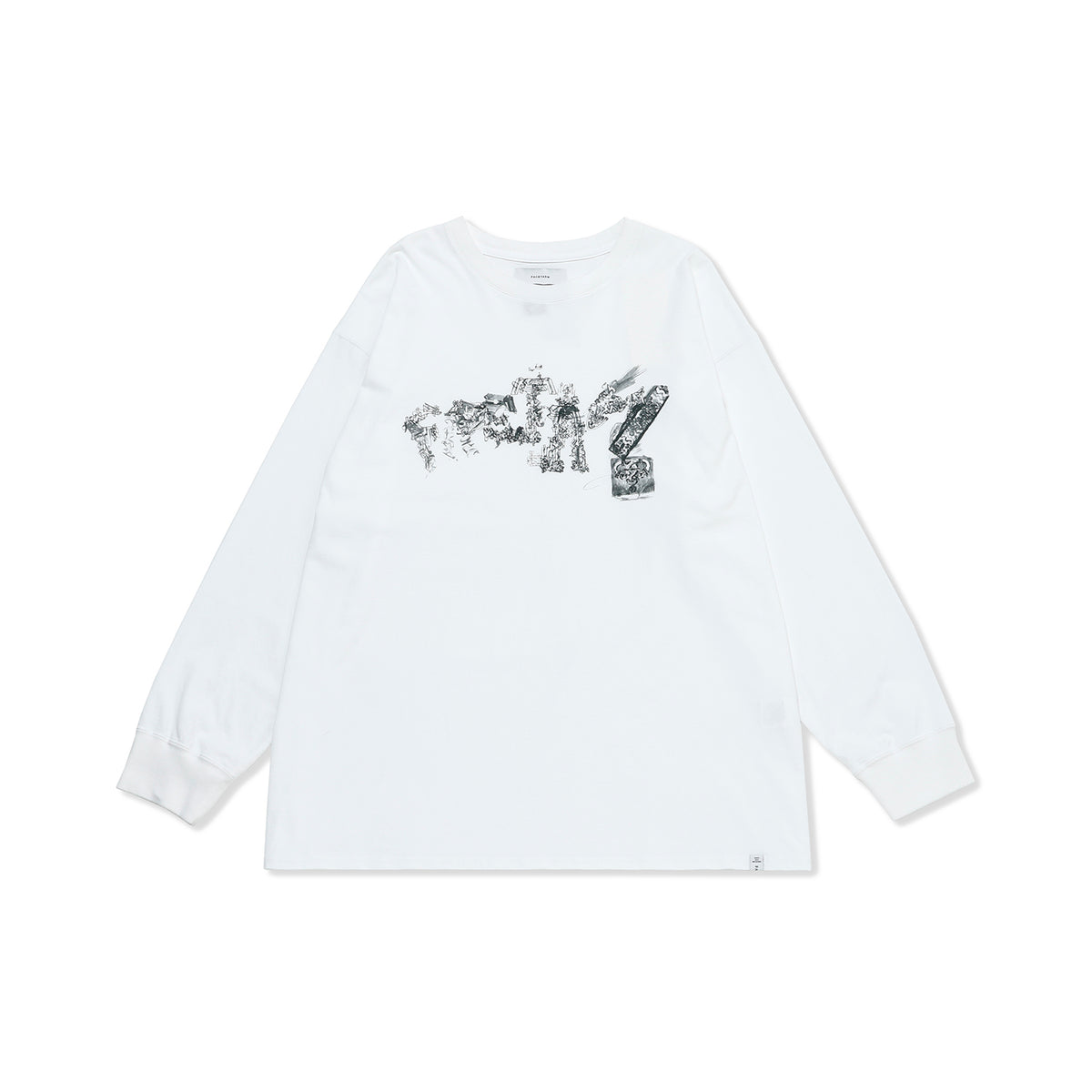 EY GRAPHIC LONG SLEEVE BASIC TEE - FACETASM (ファセッタズム