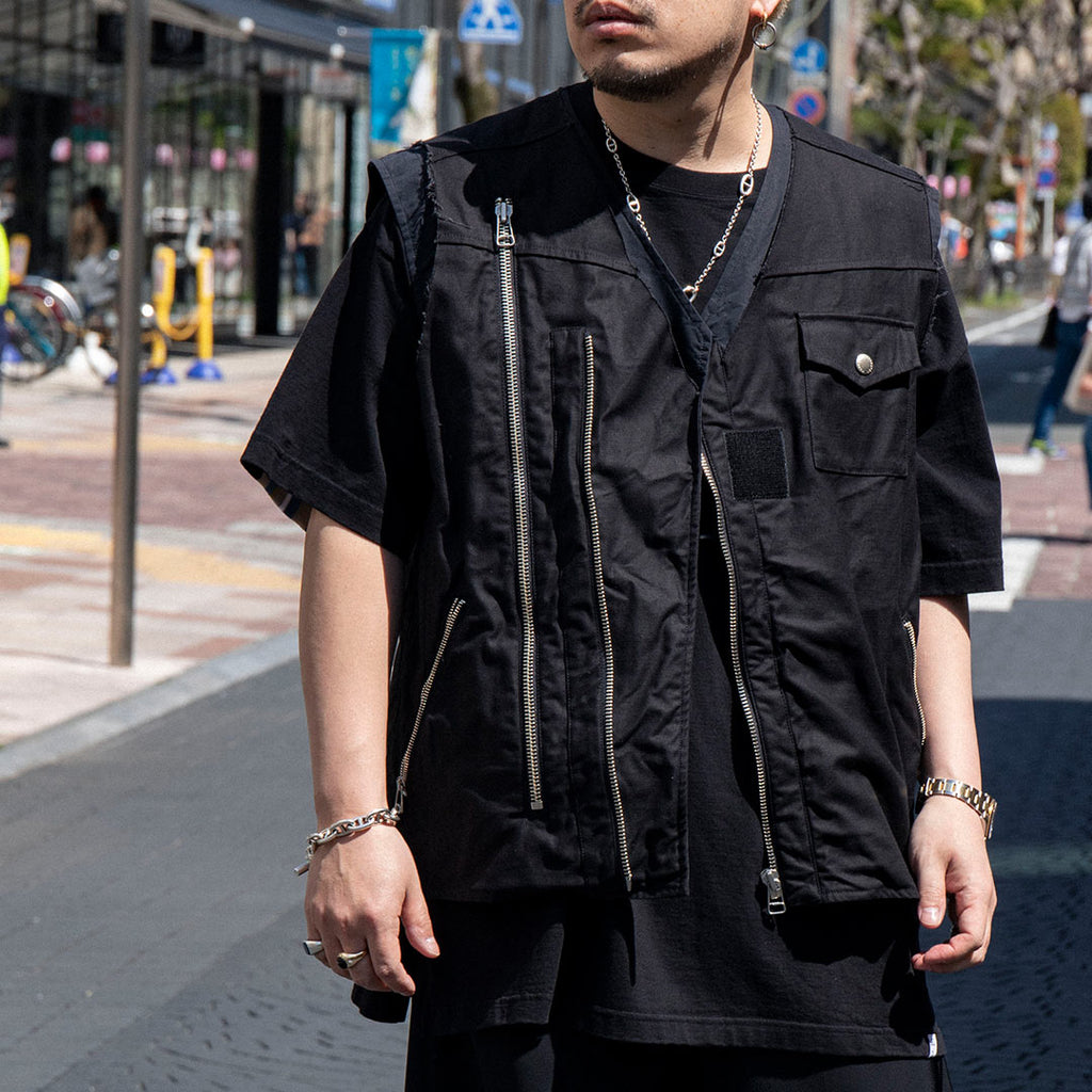 LAYERD VEST - FACETASM (ファセッタズム) - outer (アウター 