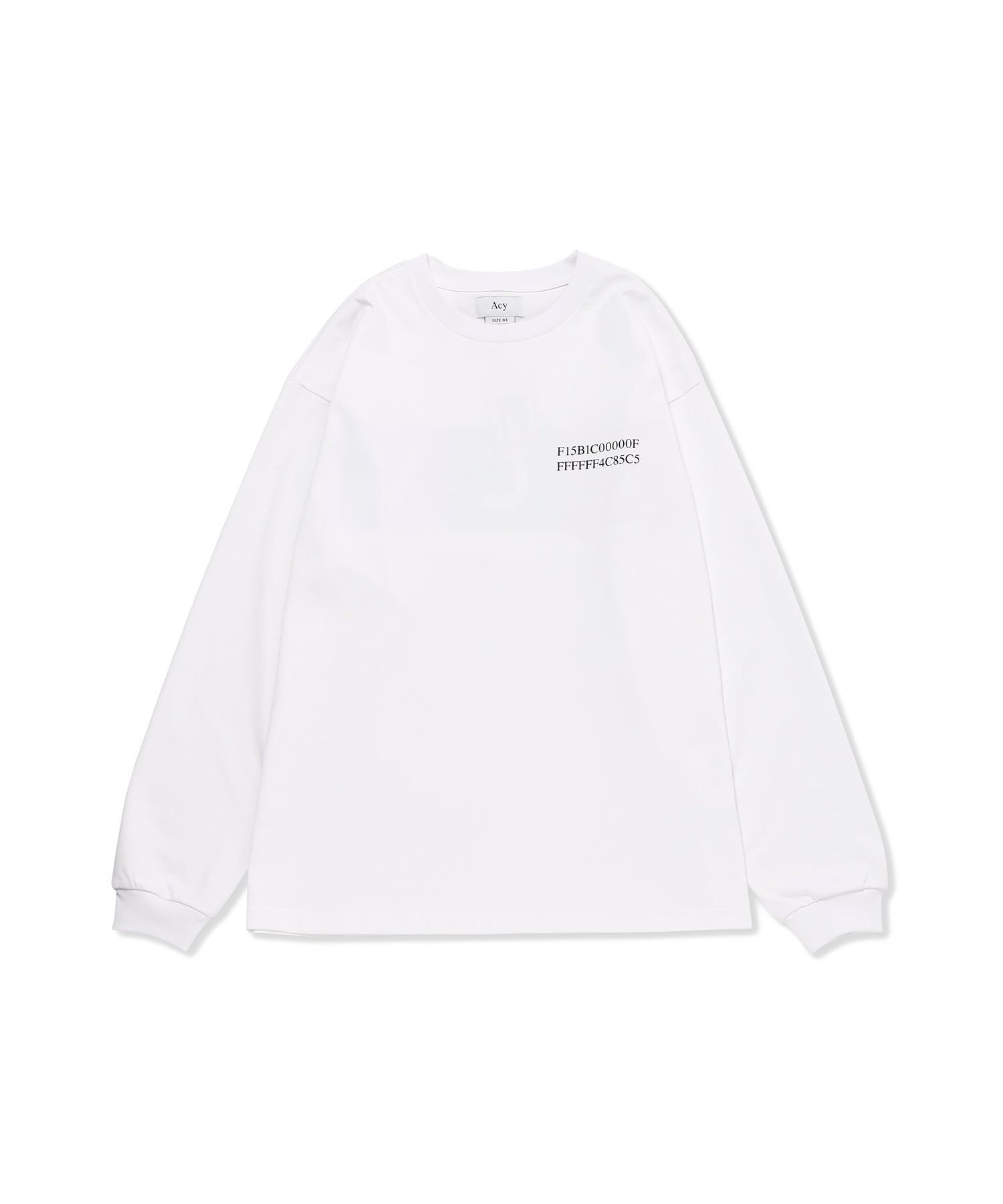 Wave L/S Tee - Acy (エイシー) - tops (トップス) | FIGURE ONLINE