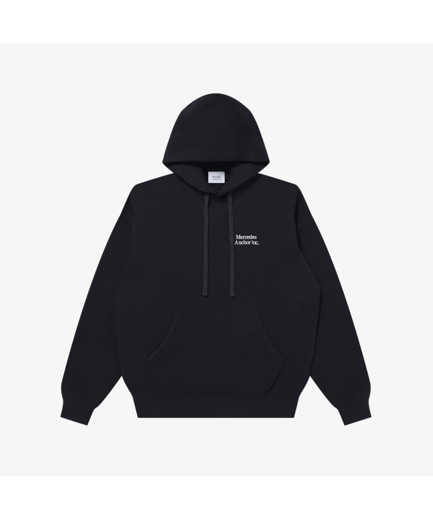 CASHMERE BLENDED KNIT HOODIE