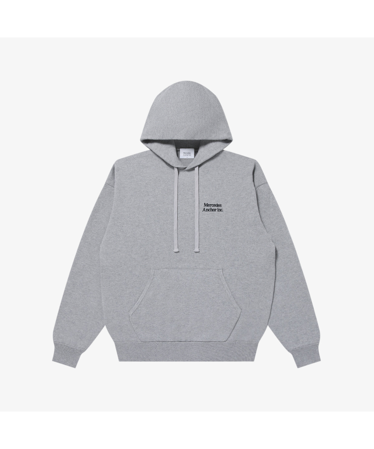 CASHMERE BLENDED KNIT HOODIE
