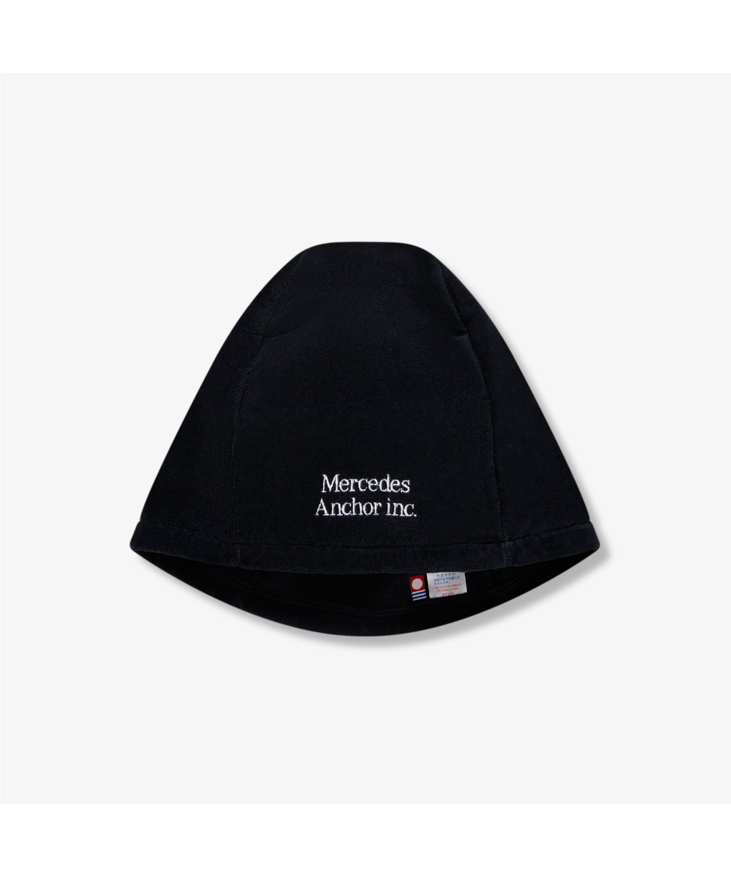 SHIRRED FABRIC SAUNA HAT