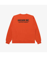 BOLD LOGO CREWNECK SWEAT ORANGE