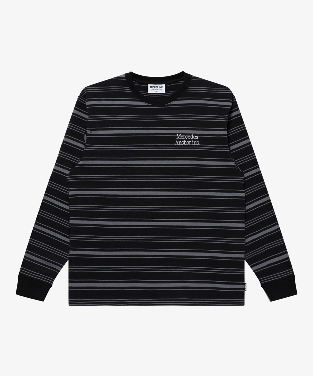 MULTI STRIPED L/S TEE - ANCHOR INC. (アンカーインク) - tops 