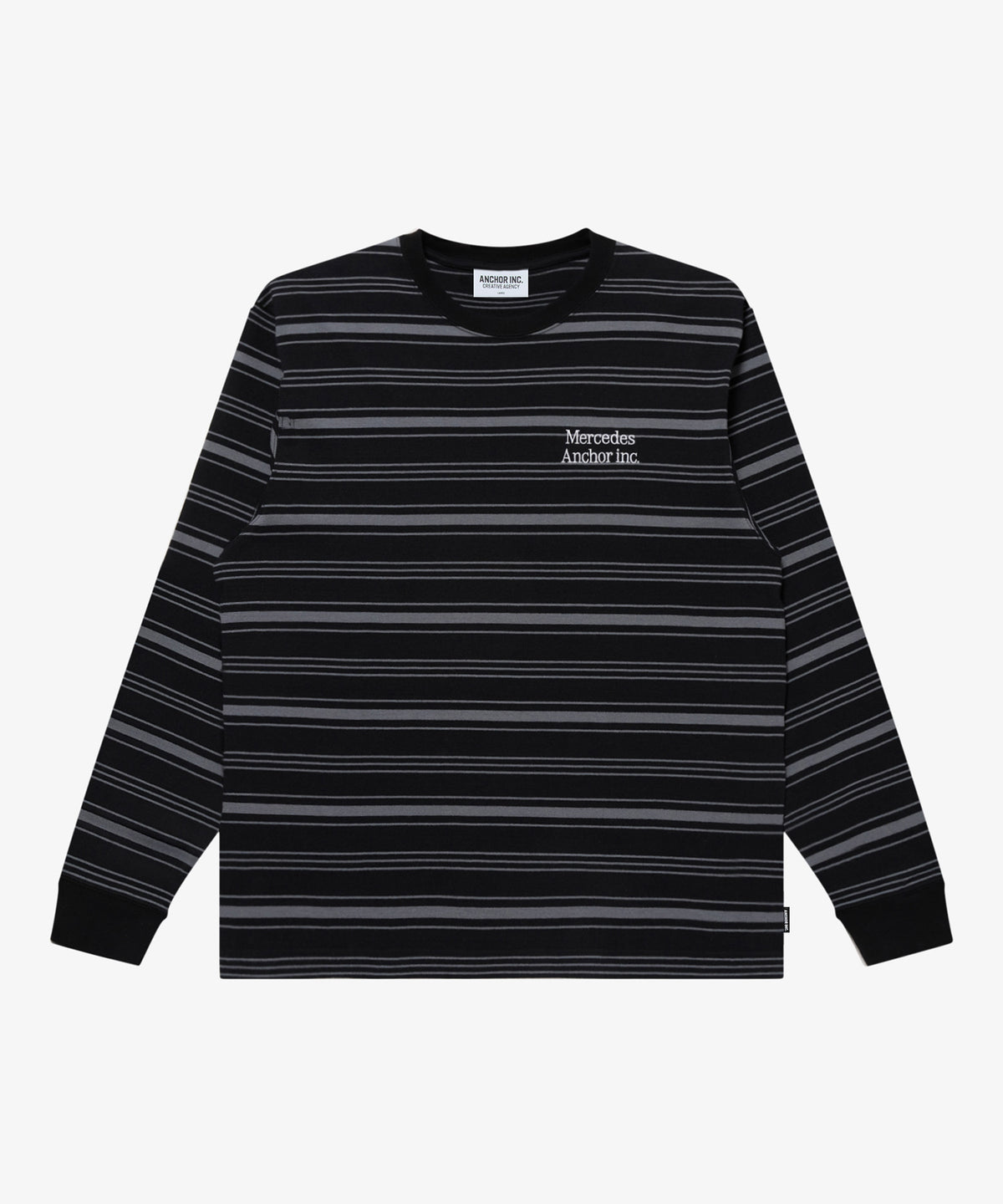 MULTI STRIPED L/S TEE