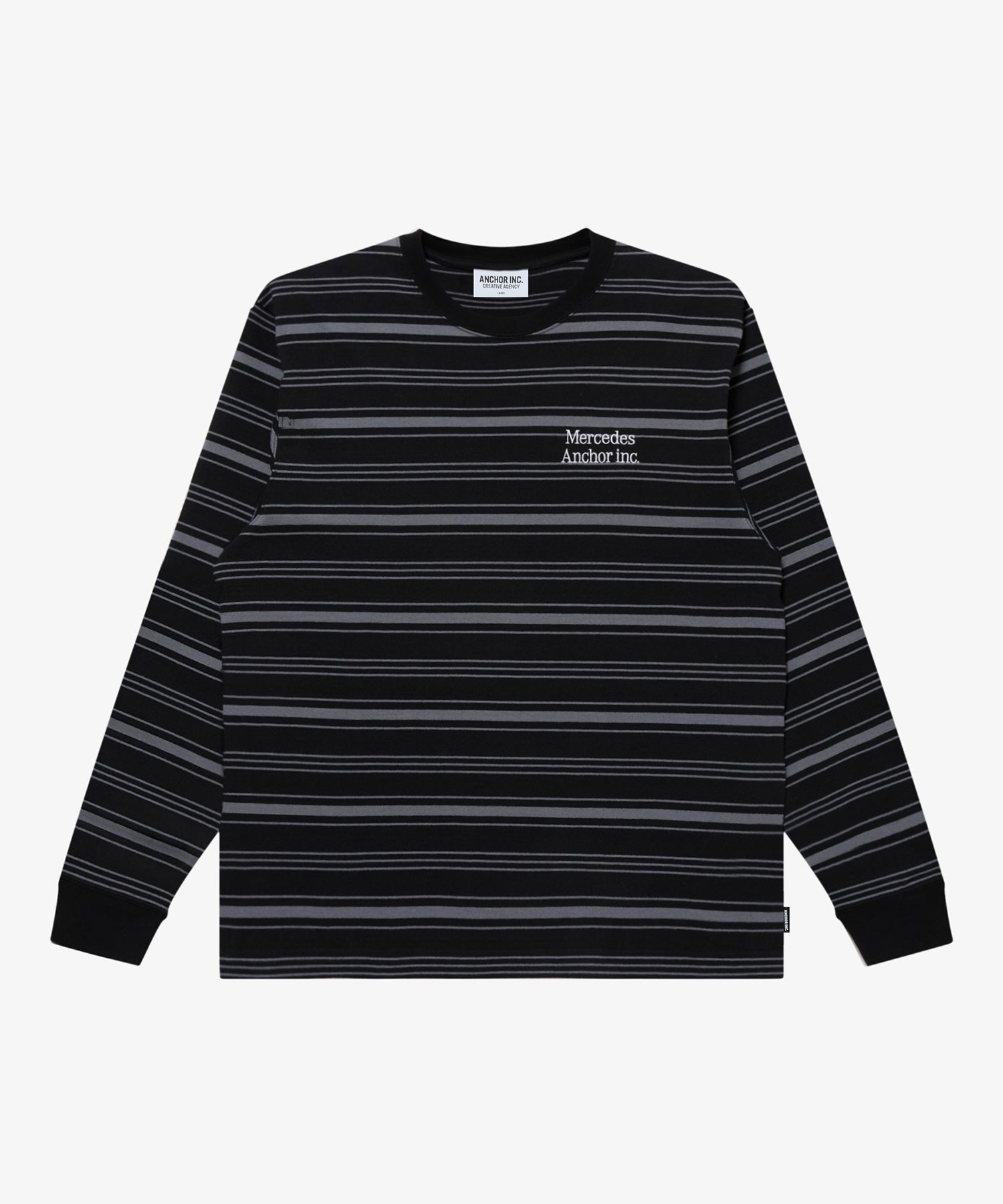 MULTI STRIPED L/S TEE