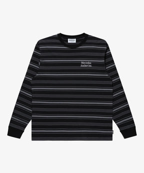 MULTI STRIPED L/S TEE
