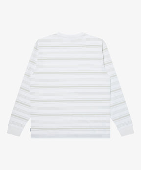 MULTI STRIPED L/S TEE