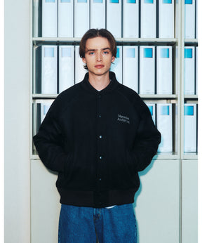 MELTON VARSITY JACKET
